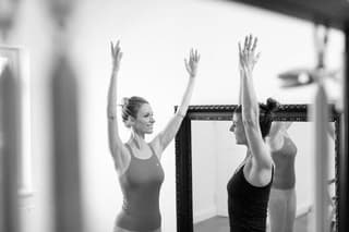 Training zu zweit im Studio